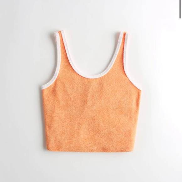 💥2 for $18💥Hollister Terry Tank Orange Small